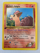 Blaine’s Vulpix 65/132 1st Edition Pokemon Card Near Mint