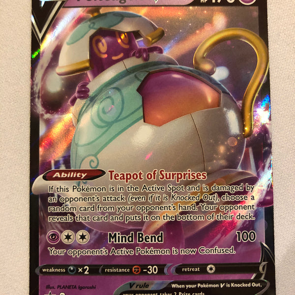 Polteageist V SWSH021 Black Star Promo Holo Rare Pokemon Card Near Min