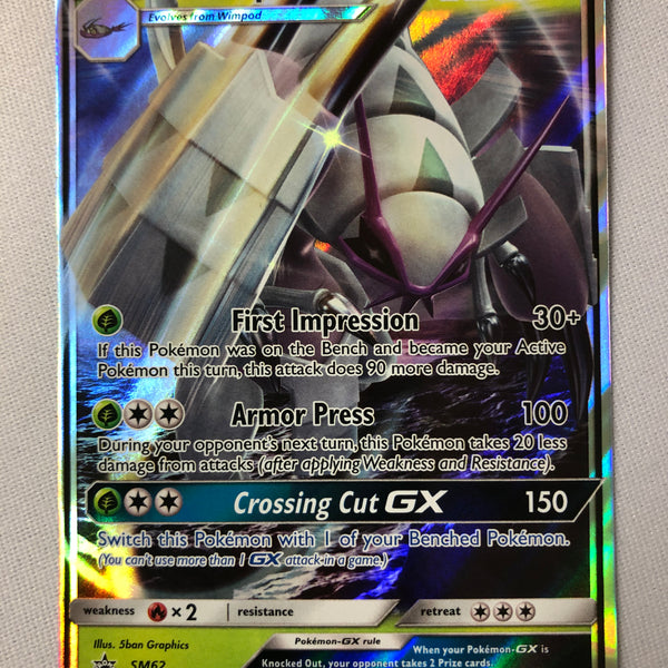 Golisopod GX SM62 Black Star Promo Holo Ultra Rare Pokemon Card Near M