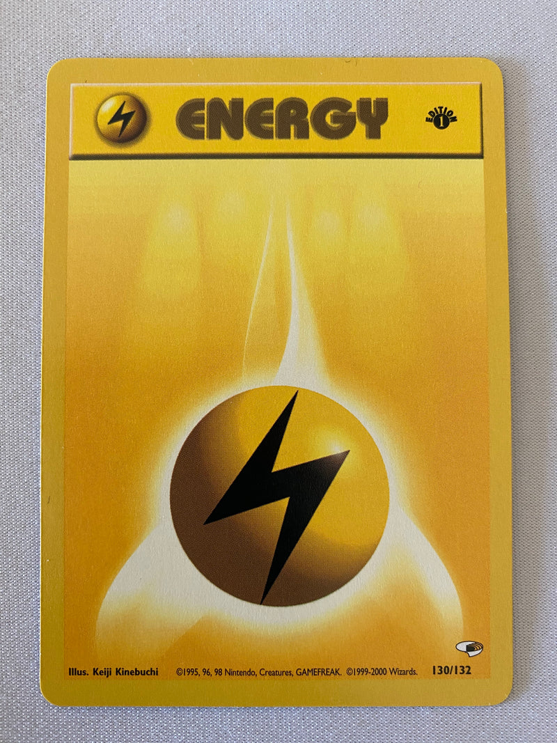 Energy  130/132  Common 1st Edition Pokemon Card  Near Mint