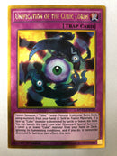 Yugioh Unification of the Cubic Lords MVP1-ENG45 Gold Rare 1st Edition NM