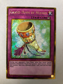 Yugioh Grand Horn of Heaven PGL3-EN040 Gold Secret Rare 1st Edition Near Mint