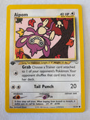 Aipom 41/64 1st Edition Common Pokemon Card  Near Mint