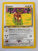 Stantler 38/64 Uncommon 1st Edition  Pokemon Card Near Mint