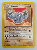 Graveler 30/64 Uncommon 1st Edition Pokemon Card  Near Mint