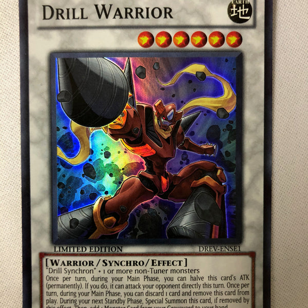 yugioh drill warrior deck Yugioh Drill Warrior DREV-ENSE1 Super Rare Limited Edition NM