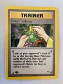 Trainer Erika’s Perfume 110/132 1st Edition Uncommon Pokemon Card NM