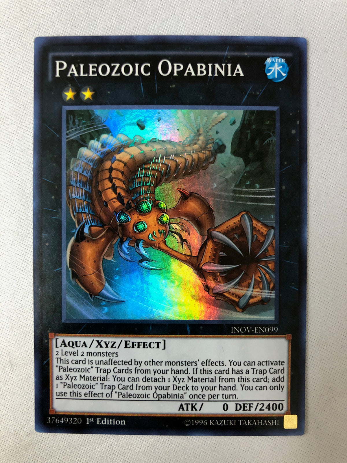 yugioh new egyptian god support cards Yugioh Paleozoic Opabinia INOV-EN099 Super Rare 1st Edition NM