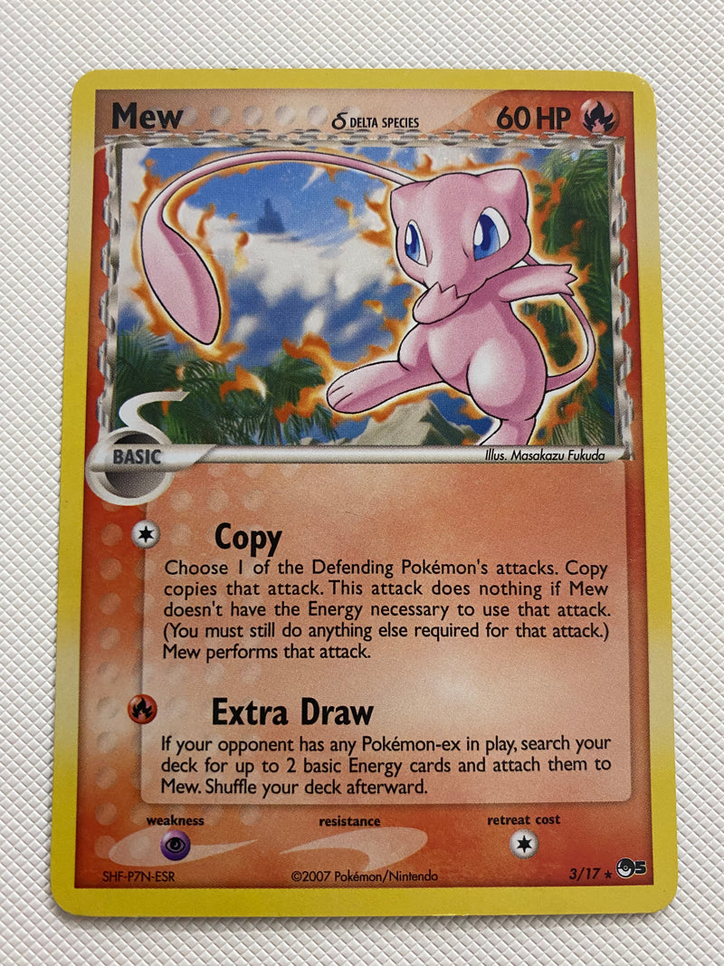 delta series pokemon cards Mew 3/17 Delta Species Pop Series Promo Pokemon Card Near Mint