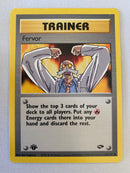 Fervor 124/132  Gym Challenge  1st Edition Common Pokemon Card NM