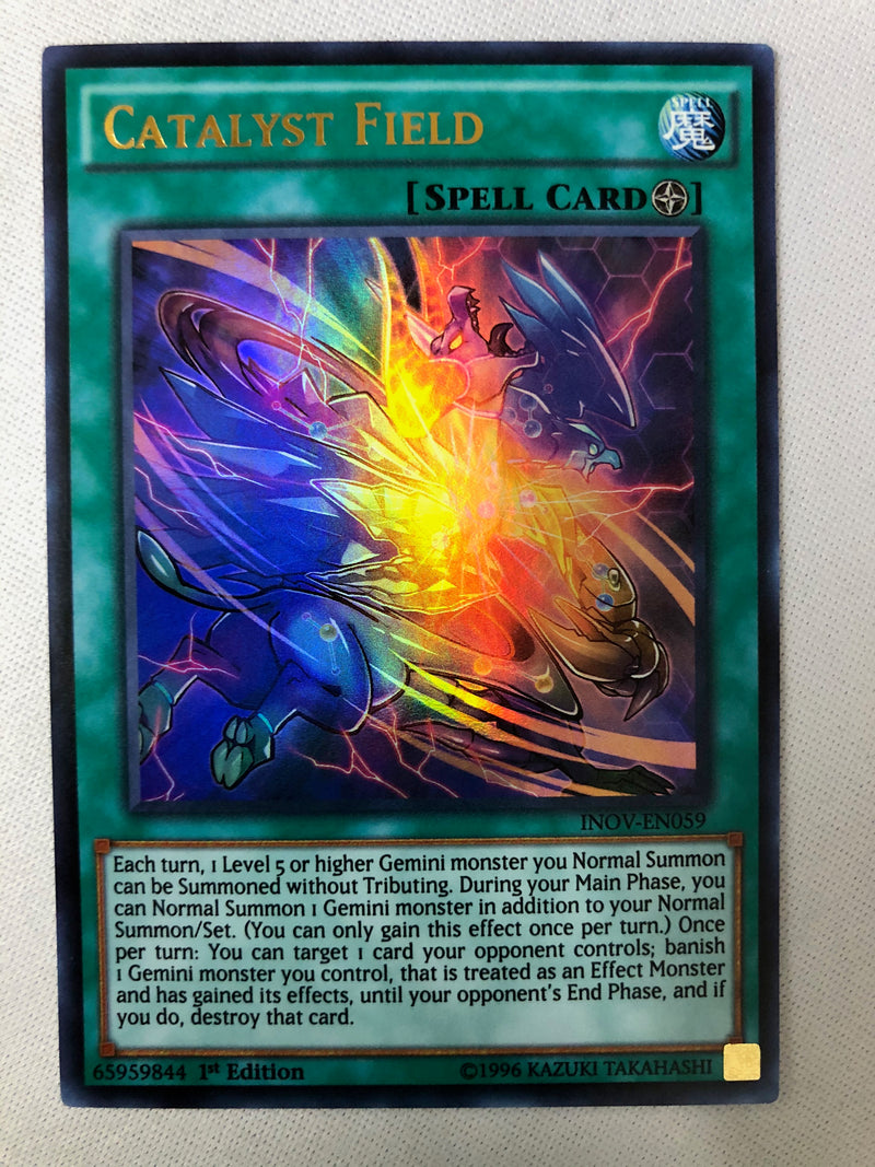 Yugioh Catalyst Field INOV-EN059 Ultra Rare 1st Edition NM