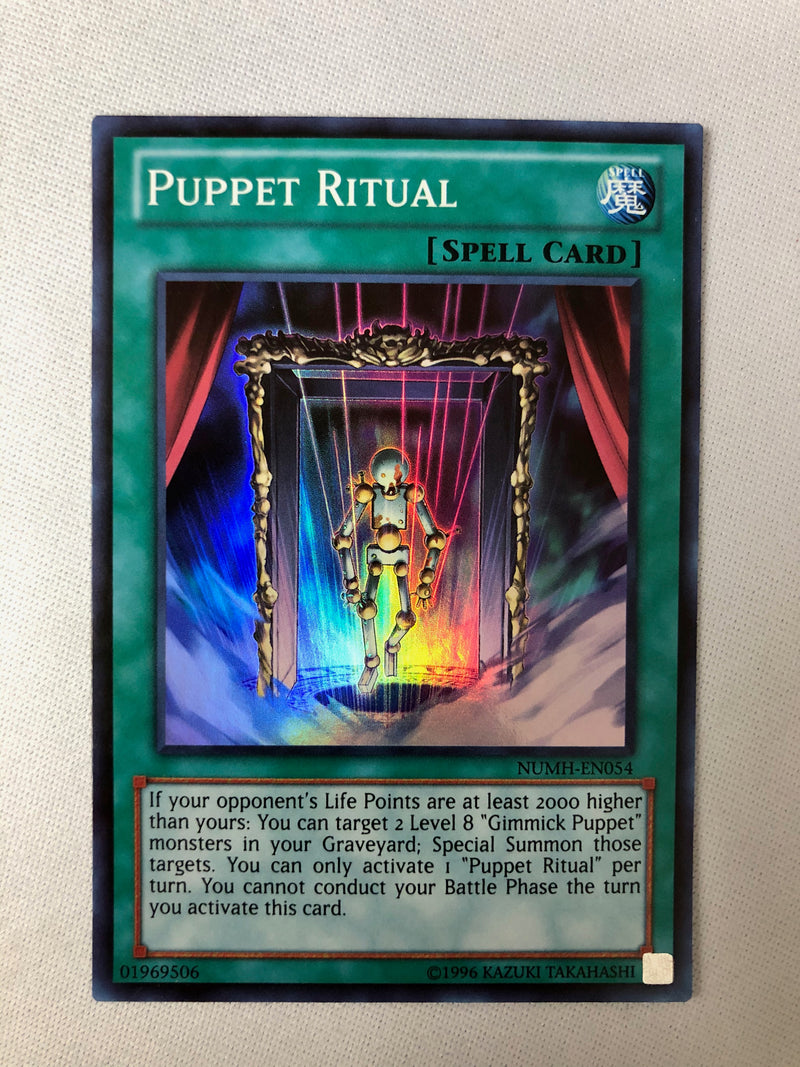 Yugioh Puppet Ritual NUMH-EN054 Super Rare 1st Edition NM