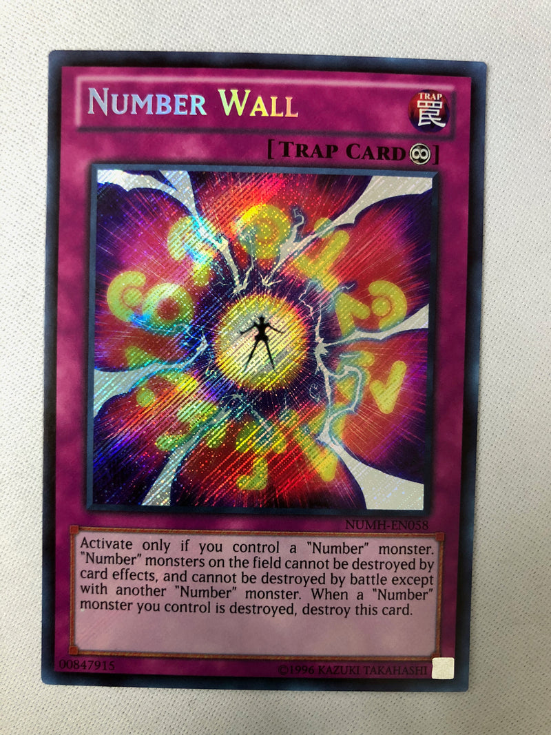 Yugioh Number Wall NUMH-EN058 Secret Rare Unlimited Edition NM