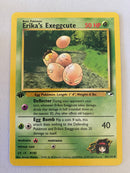 Erika’s Exeggcute 43/132  1st Edition Pokemon Card  Near Mint