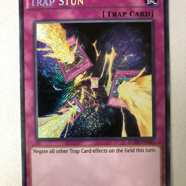 Yugioh Trap Stun LC5D-EN141 Secret Rare 1st Edition NM