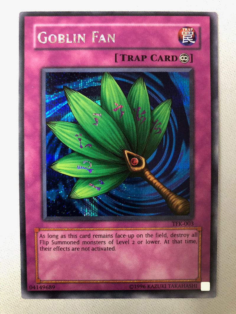 Yugioh Goblin Fan TFK-003 Secret Rare Unlimited NM