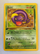 Ekans 46/62 Fossil Set 1st Edition Pokémon Card Near Mint