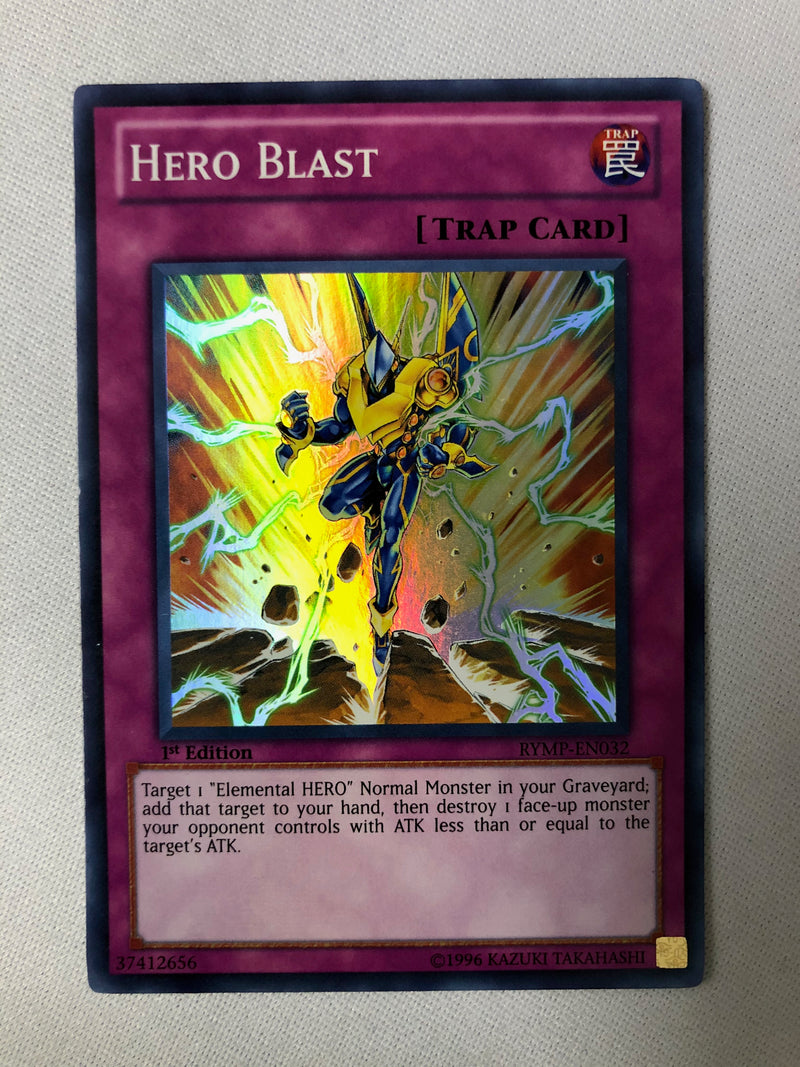 Yugioh Hero Blast RYMP-EN032 Super Rare 1st Edition NM