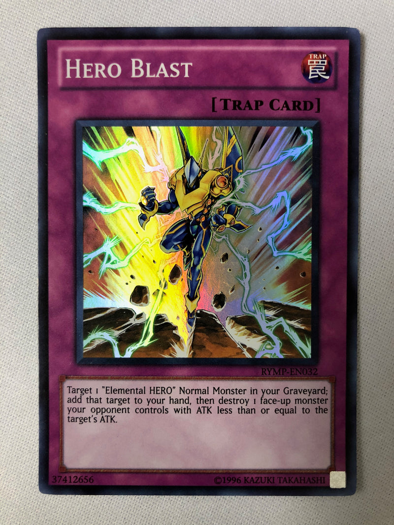 Yugioh Hero Blast RYMP-EN032 Super Rare Unlimited Edition NM