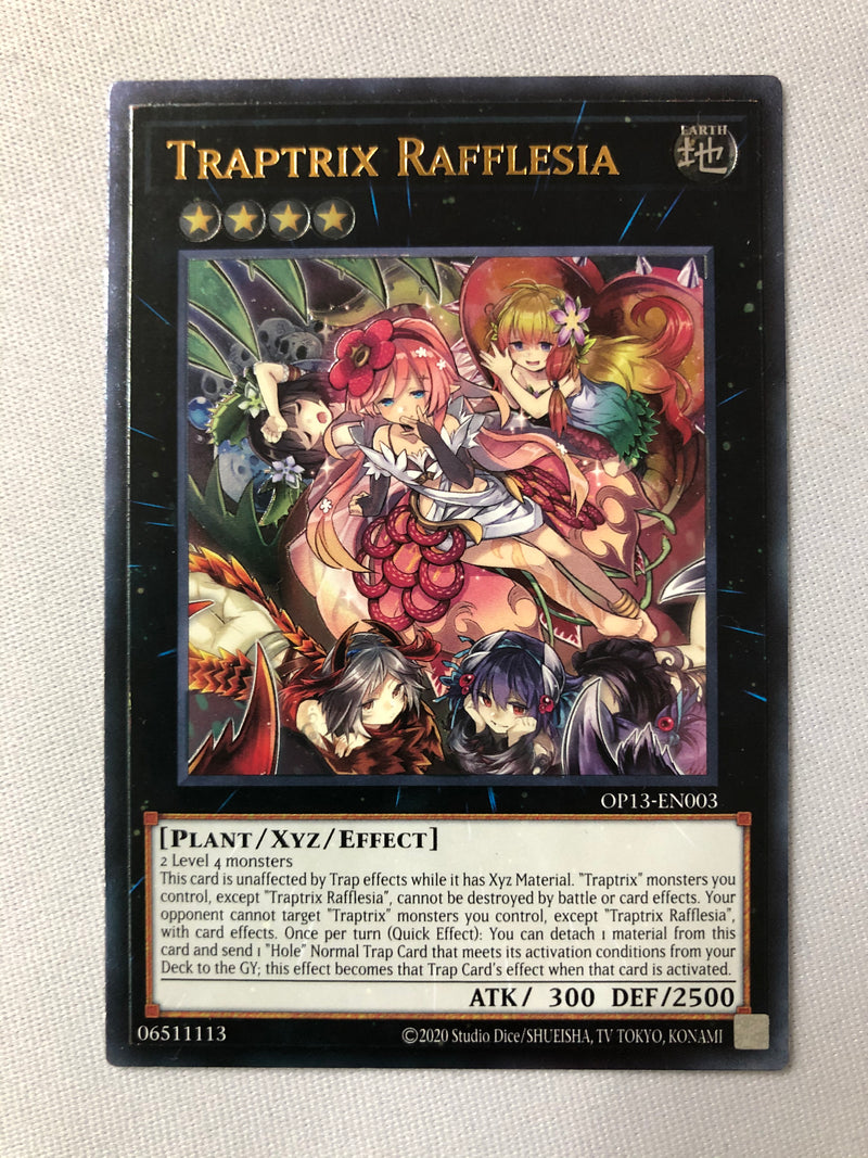 Yugioh Traptrix Rafflesia OP13 EN003 Ultimate Rare Near Mint