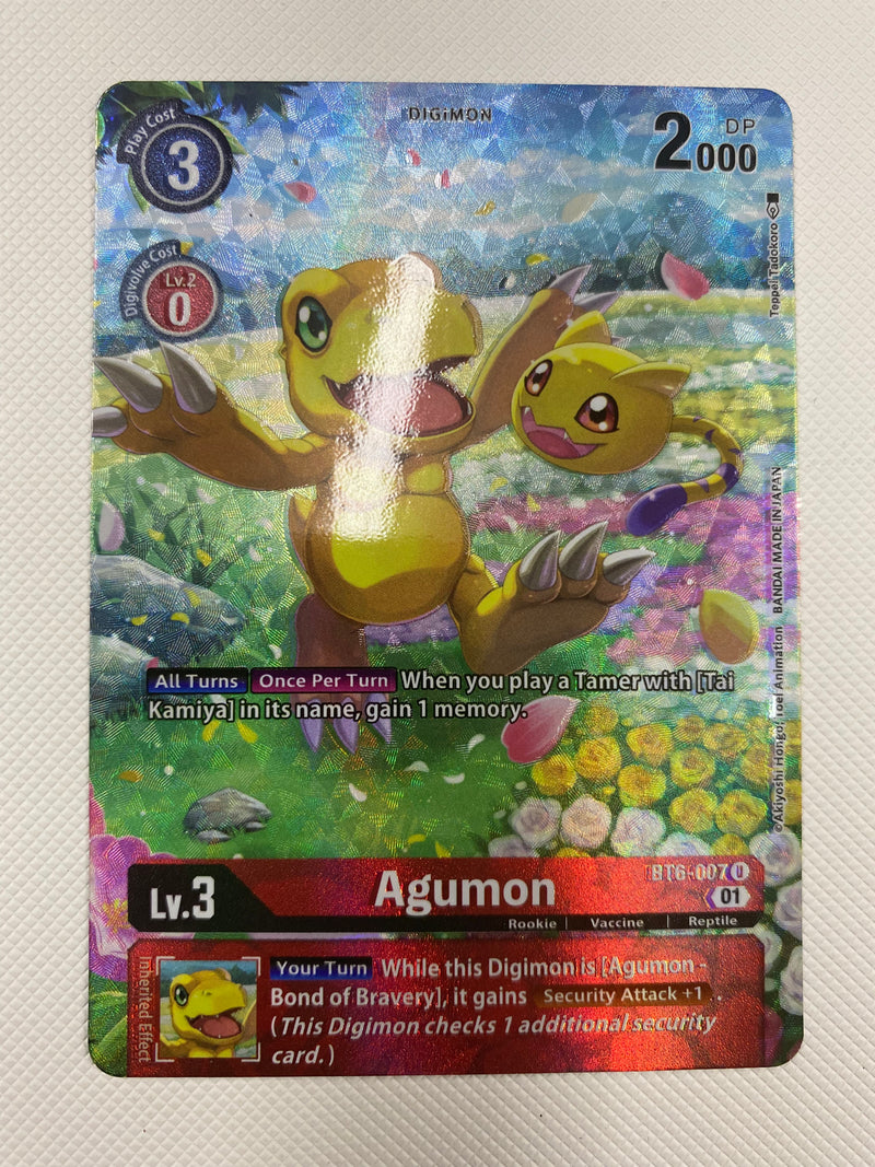 Digimon TCG Agumon  BT6-007 Holo Near Mint