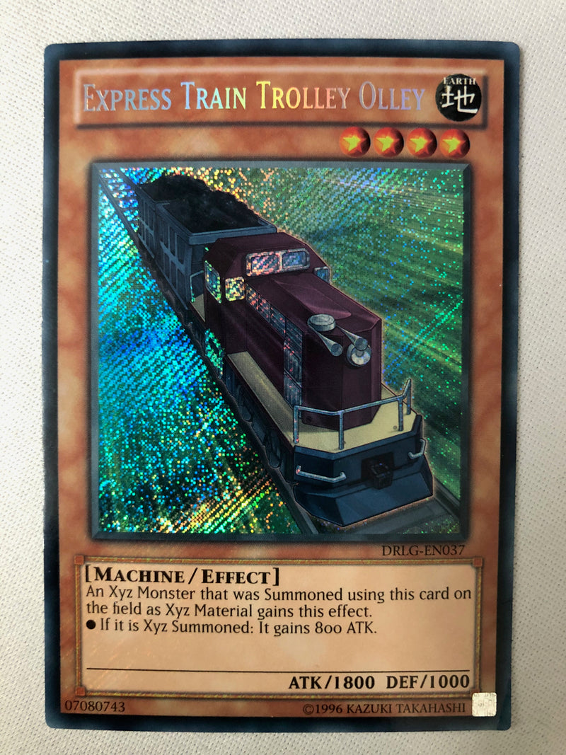 Yugioh Express Train Trolley Olley DRLG-EN037 Secret Rare NM