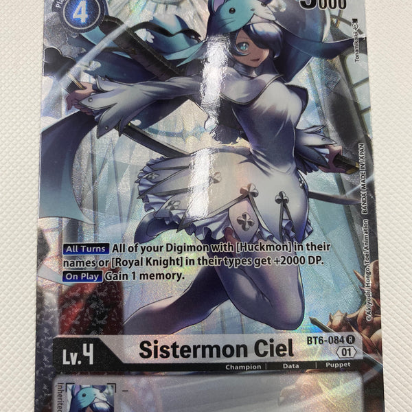 Digimon Sistermon Ciel BT6-084 Holo Rare Near Mint Digimon Sistermon Ciel BT6-084 Holo Rare Near Mint