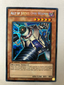 Yugioh Ally of Justice Omni-Weapon HA03-EN050 Secret Rare 1st Edition NM