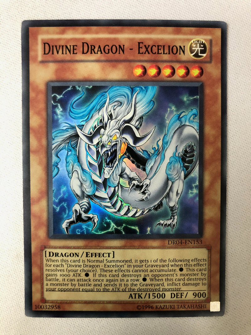 Yugioh Divine Dragon - Excelion DR04-EN153 Super Rare Unlimited Near Mint