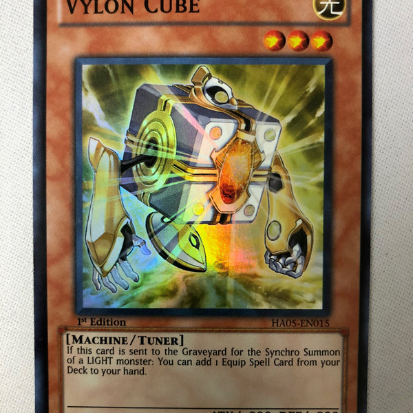 Yugioh Vylon Cube HA05-EN015 Super Rare 1st Edition NM