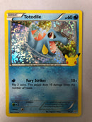 Totodile 18/25 Holo 25th Anniversary Mcdonalds Promo 2021 Card NM