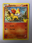 Fennekin 14/25 Holo McDonald’s 25th Anniversary Promo Card 2021 NM