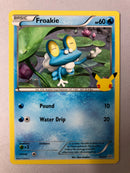 Froakie 22/25 Non-Holo Rare McDonalds 25th Anniversary Pokemon Card Near Mint