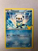 Oshawott 21/25 Non-Holo Pokemon 25th Anniversary McDonalds Promo Card 2021