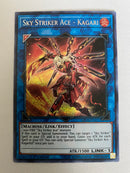 Yugioh Sky Striker Ace - Kagari MP19-EN257  1st Edition Prismatic Secret Rare NM
