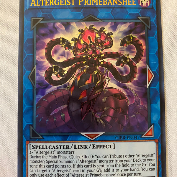 altergeist monsters Yugioh Altergeist Primebanshee CIBR-EN047 1st Edition Ultra Rare Near