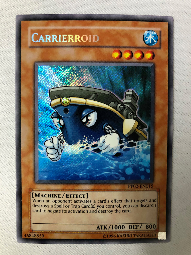 Yugioh Carrierroid PP02-EN015 Secret Rare Unlimited Edition NM