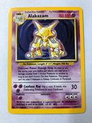 Alakazam 1/102 Base Set Holo Rare Pokemon Card Near Mint