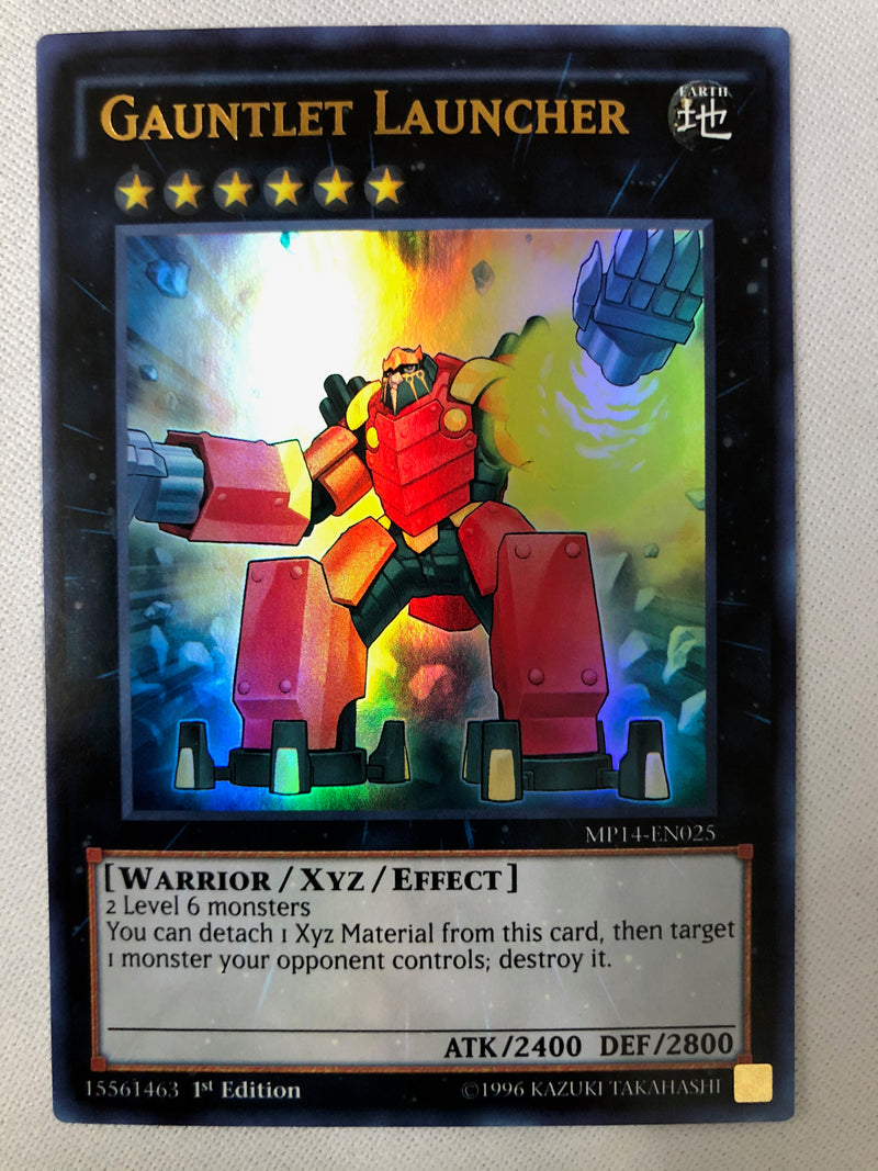 Yugioh Gauntlet Launcher MP14-EN025 Ultra Rare 1st Edition NM