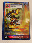 Digimon TCG WarGreymon EX1-009 Alternate Art Holo Near Mint