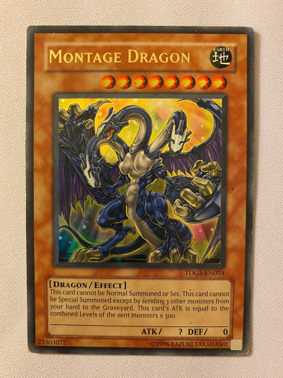 Yugioh Montage Dragon TDGS-EN014 Unlimited Ultra Rare Near Mint