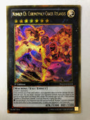 Yugioh Number C6: Chronomaly Chaos Atlandis PGLD-EN018 Gold Secret Rare 1st Edition NM