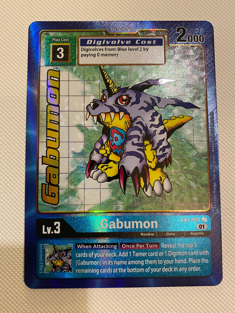 digimon gabumon card Digimon TCG Gabumon