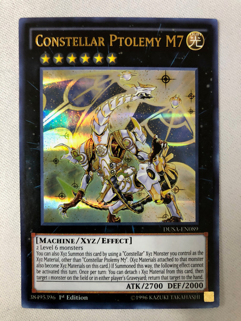 constellar xyz monsters Yugioh Constellar Ptolemy M7 DUSA-EN089 Ultra Rare 1st Edition NM