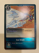 Digimon TCG  Ice Wall! Option Card EX1-068 Rare Near Mint