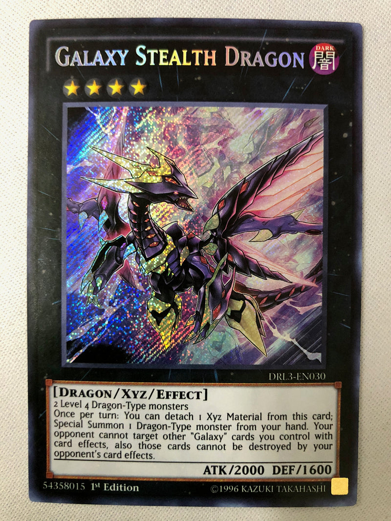 Yugioh Galaxy Stealth Dragon DRL3-EN030 Secret Rare 1st Edition NM