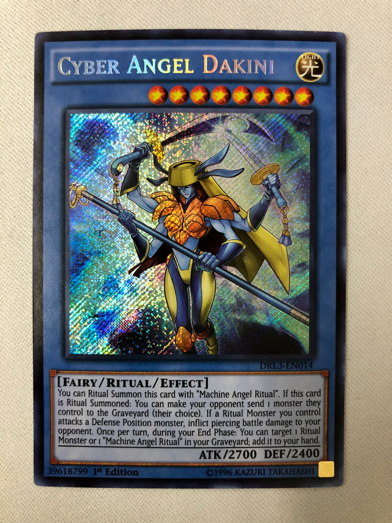 Yugioh Cyber Angel Dakini DRL3-EN014 Secret Rare 1st Edition NM