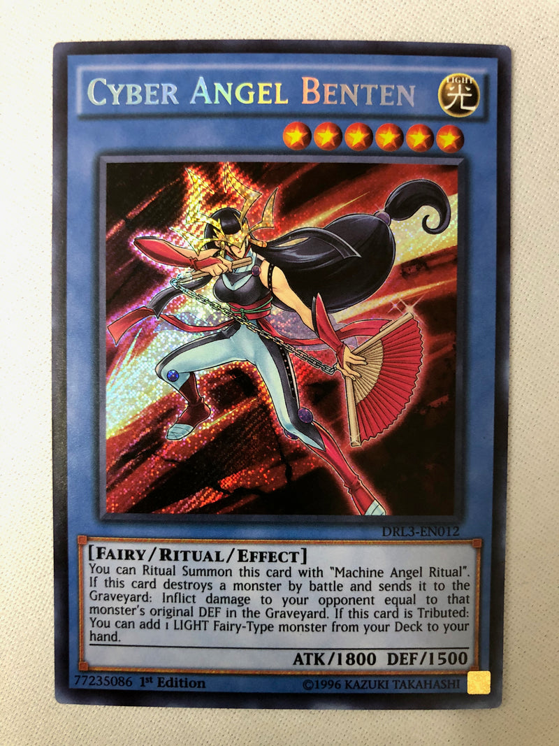 Yugioh Cyber Angel Benten DRL3-EN012 Secret Rare 1st Edition NM