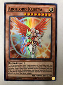 Yugioh Archlord Kristya DESO-EN050 Super Rare 1st Edition Near Mint