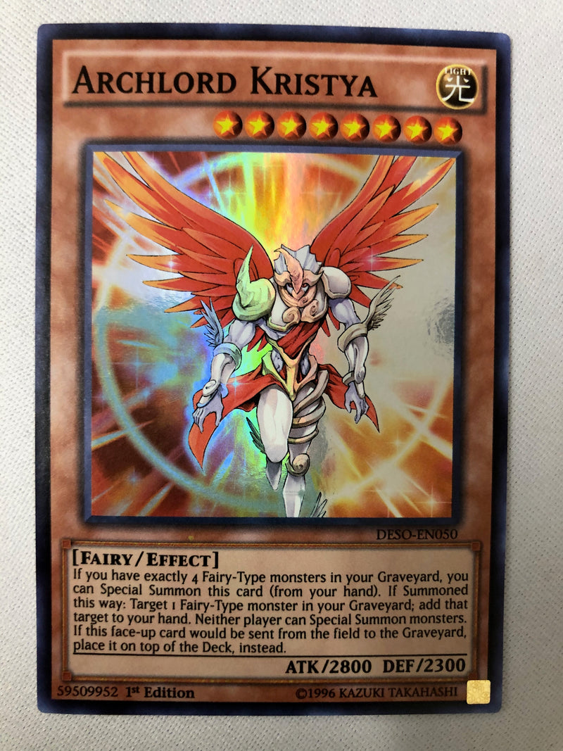 yugioh archlord kristya deck yugioh kristya deck Yugioh Archlord Kristya CT08-EN010 Limited Edition Super Rare Near Min